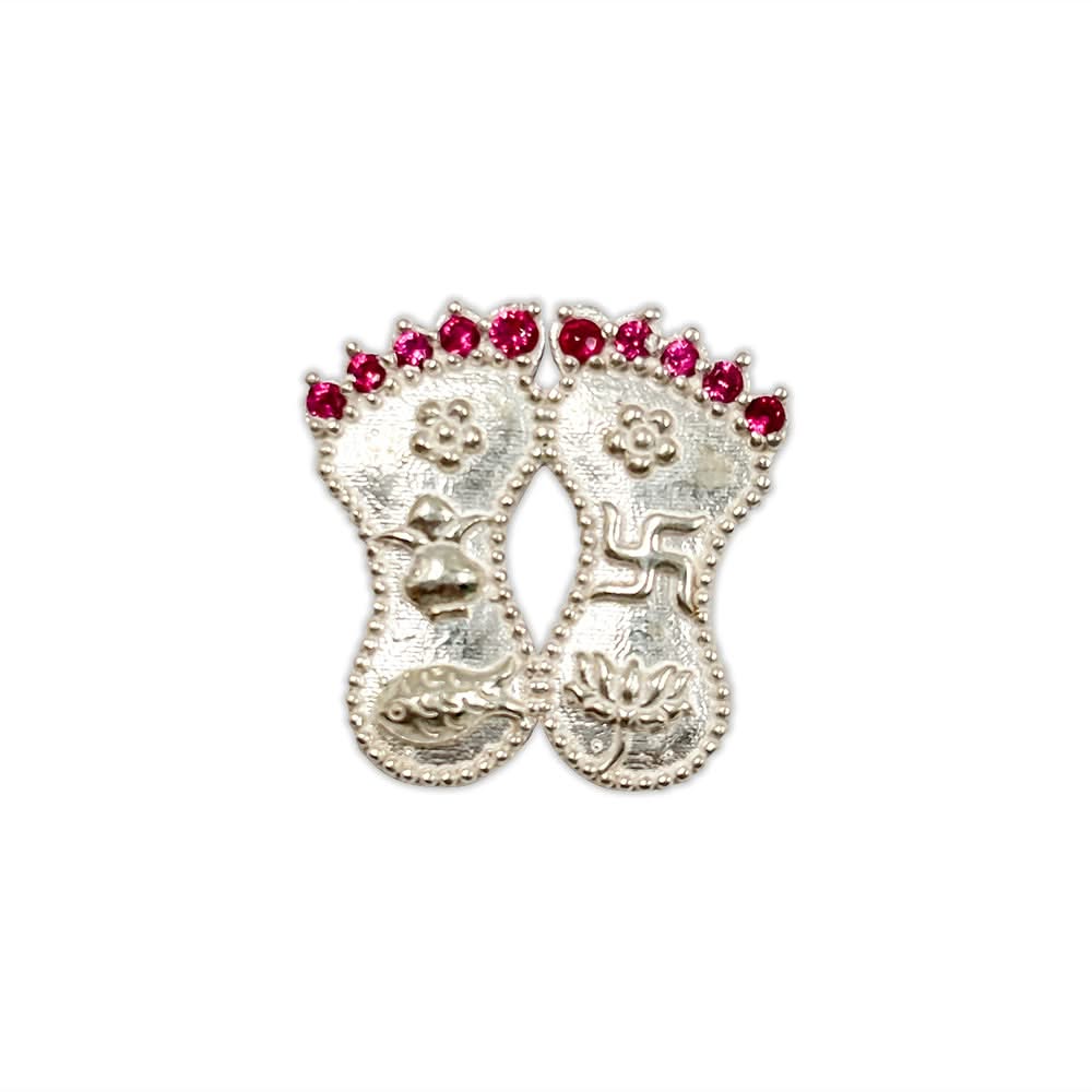 Pure 92.5 Silver Lakshmi Charan Paduka