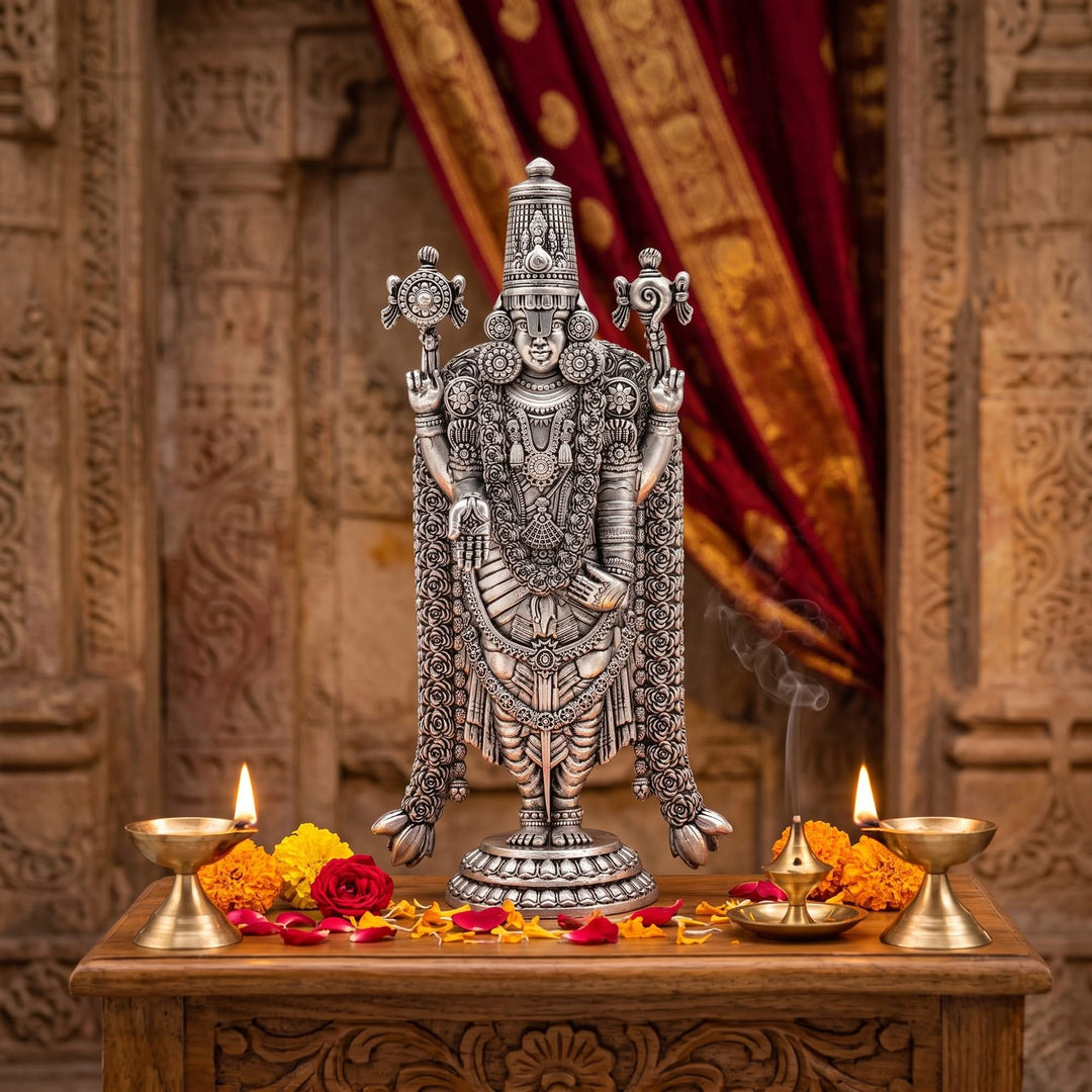 925 Silver Tirupati Balaji Idol