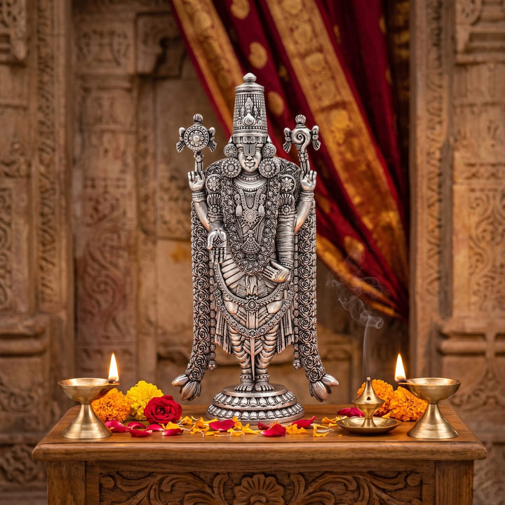 925 Silver Tirupati Balaji Idol