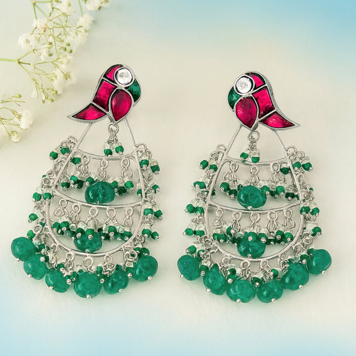 Buy Mithu Earrings Silver