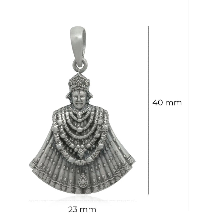 Khatu Shyam baba Silver 92.5 Pendant