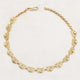 Lotus Gold Plated Silver Choker
