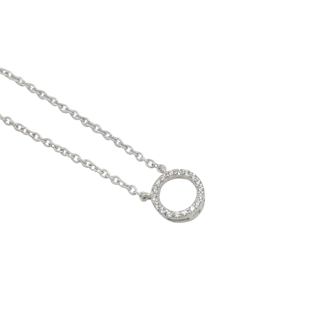 Luna Minimal Round Silver 92.5 Mangalsutra Necklace