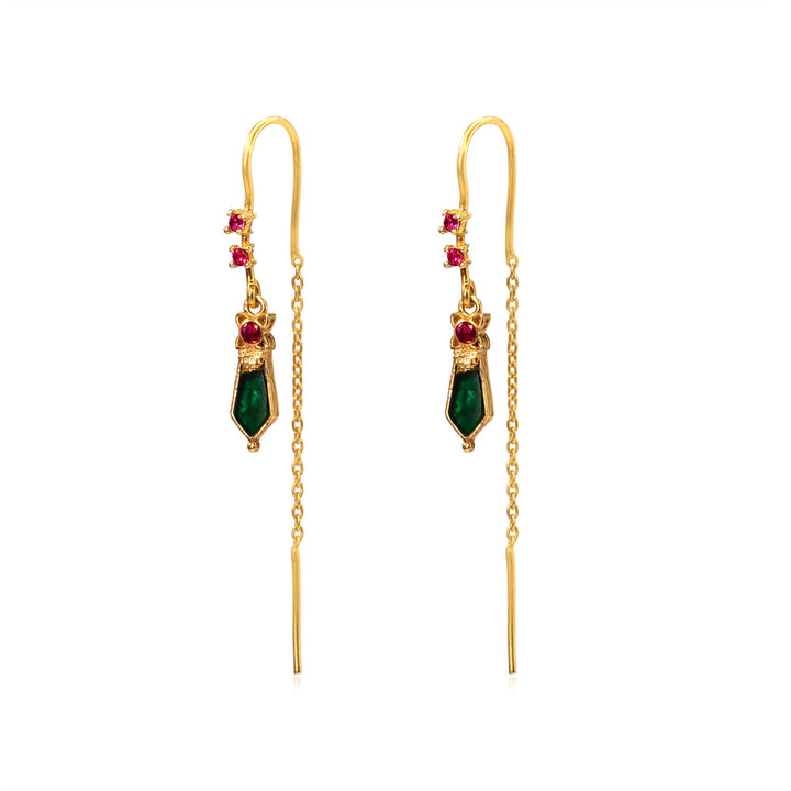 925 Silver Nagapadam Earrings