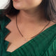 Unniyarcha 925 Pure Silver Saanjh Drop Mangalsutra