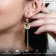 92.5 Sterling Silver Multicolor Sui Dhaga Earrings