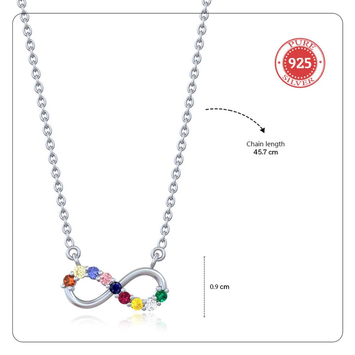 Navratna Infinity Necklace