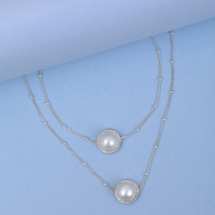 Pearl Silver 92.5 Anklet