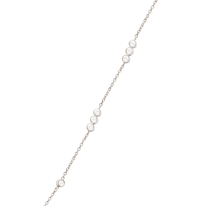 Silver 92.5 Lavender Necklace