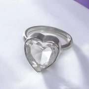 SILVER 92.5 HEART RING