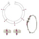Silver 92.5 Anklet Set 1