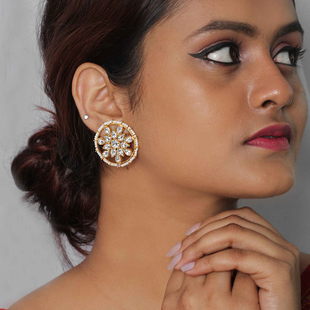 Kundan studs on sale