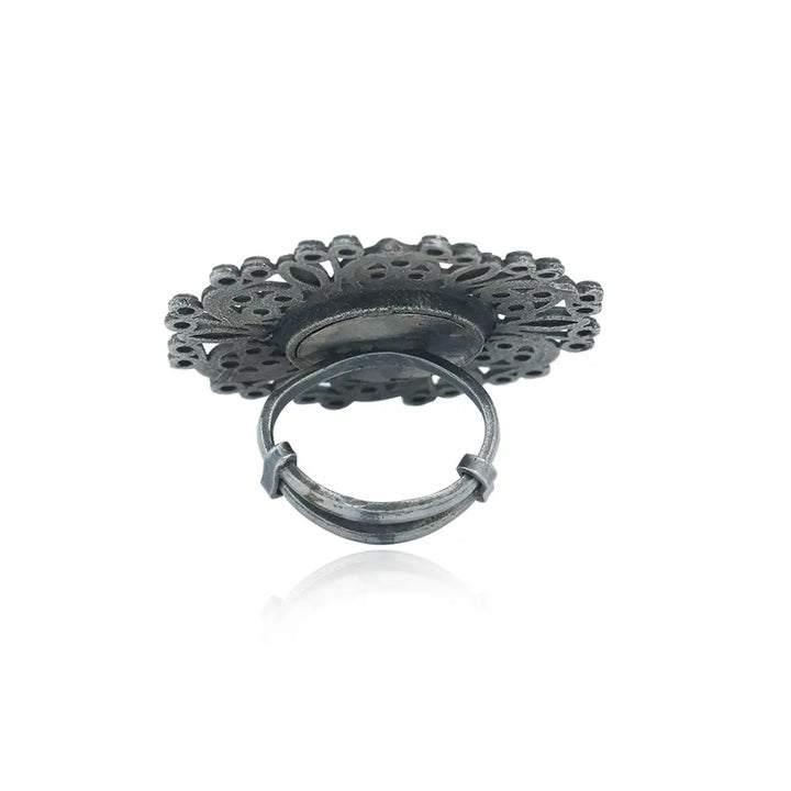 Silver 92.5 Oxidized Ring
