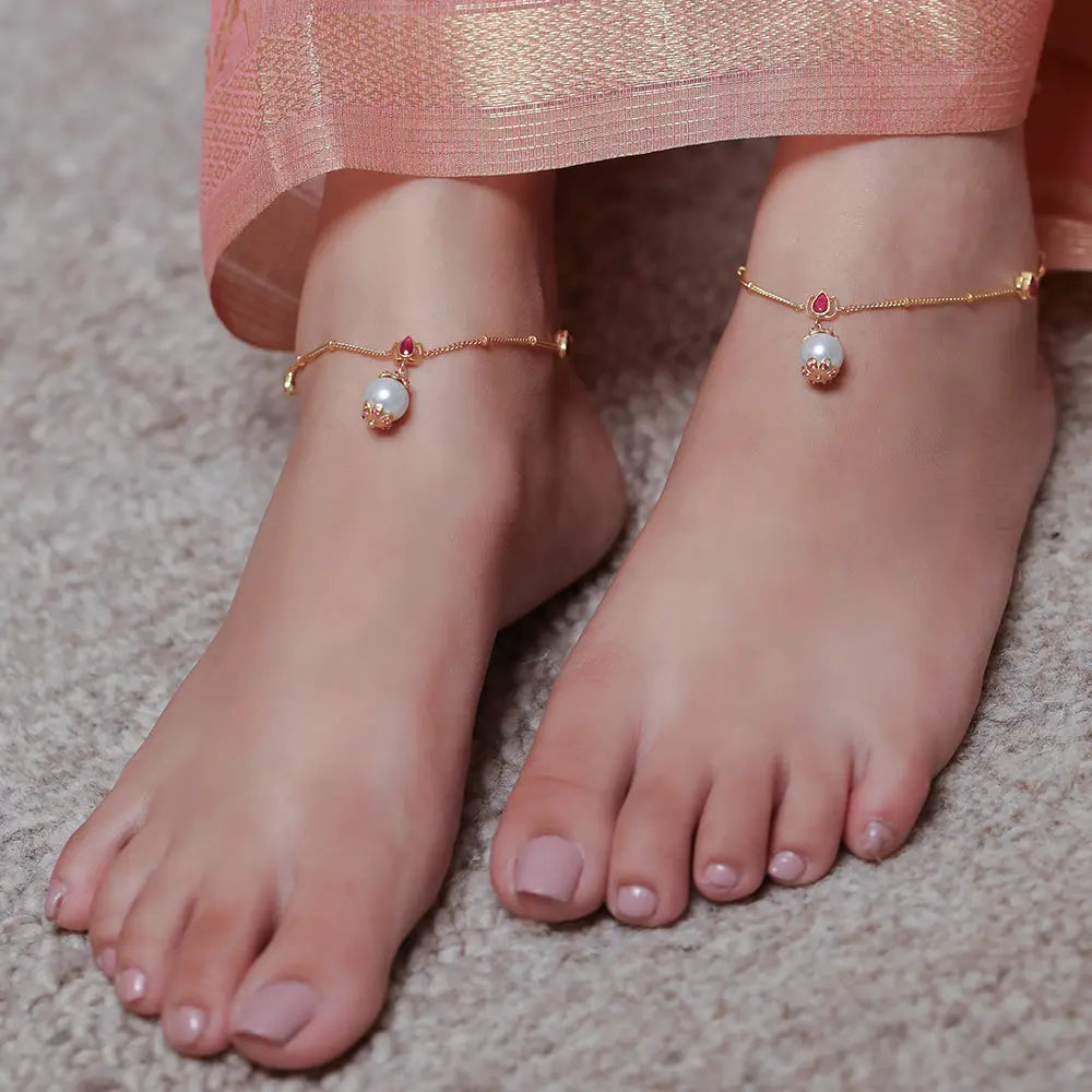 Silver 92.5 Sitayan Anklet