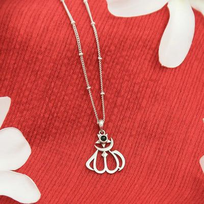 Small High Polish Teardrop Sterling Cremation Jewelry Necklace