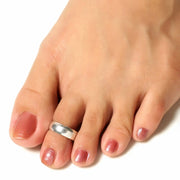 Silver Daily Swag Toe Ring (Pair)