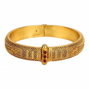 Silver Gold Plated Antique Bangle