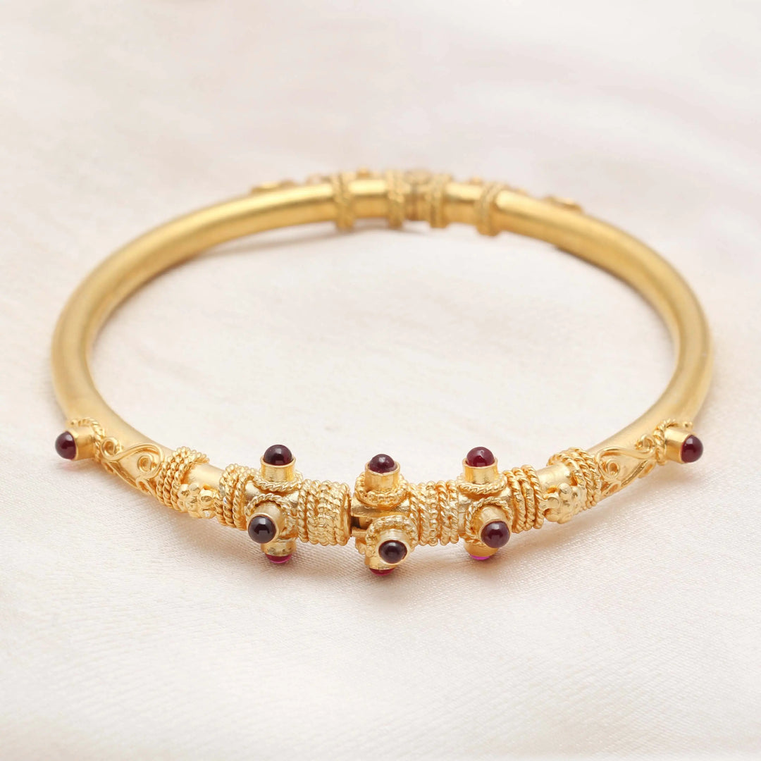 Silver Gold Plated Classic Heirloom Bangle