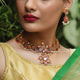 Silver Gold Plated Peacock Necklace