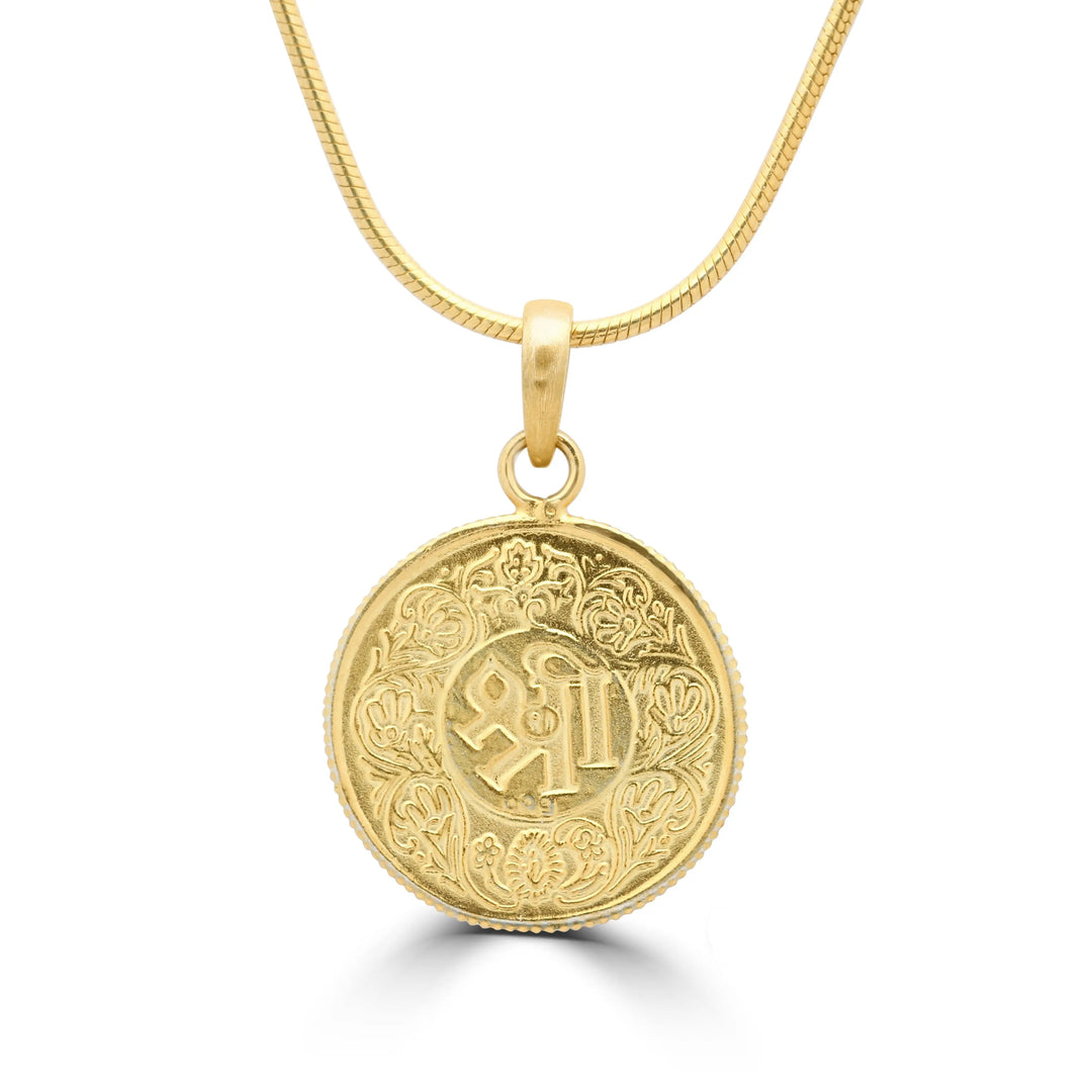 Silver Kuber Coin Necklace