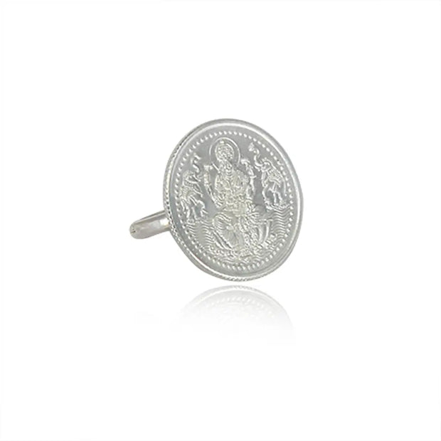 1/4 oz Fine Silver Incuse Indian Coin Ring by Midnight Jo