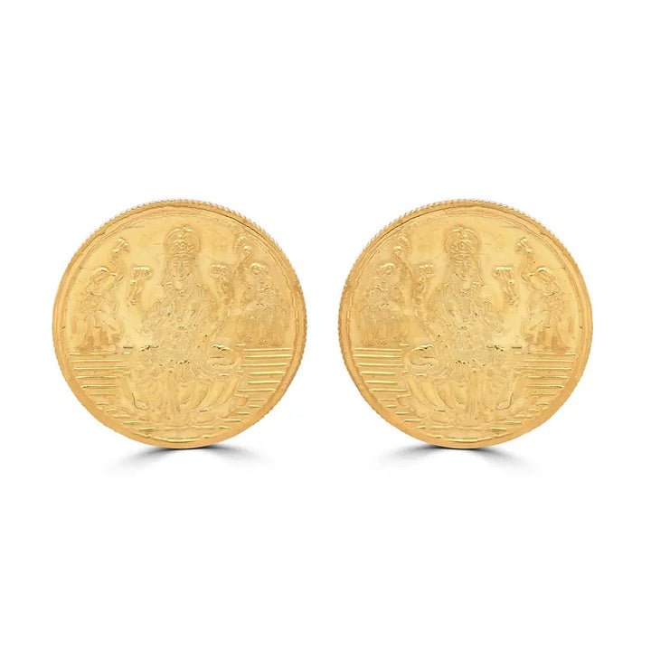 Silver Kuber coin Earring