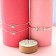 Silver Lotus 92.5 Silver Anklet Set