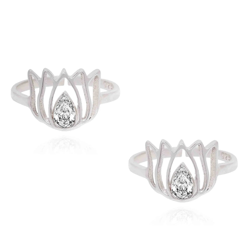 Buy Dual-Toned Rings for Women by Rihi Online | Ajio.com