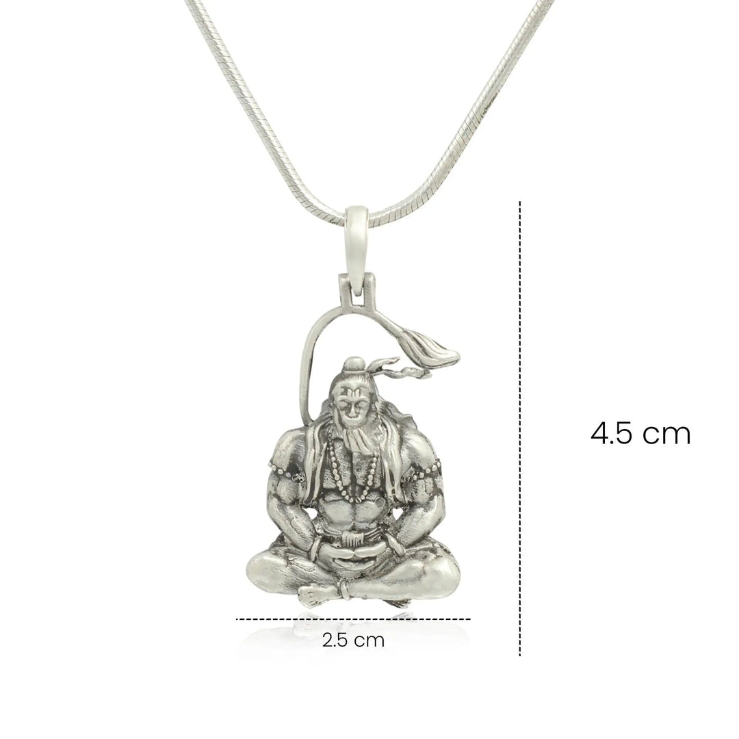 Buy Silver Shri Hanuman Ji Pendant Online – Unniyarcha