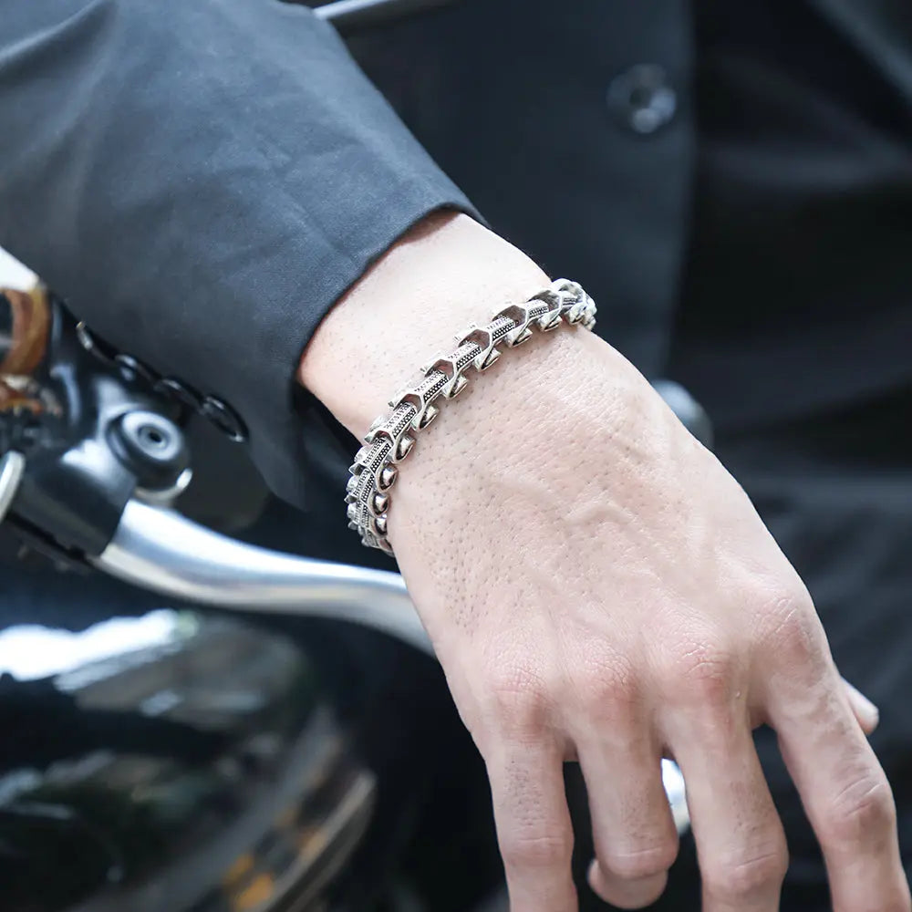 Men's Bracelet, Men's Silver Bracelets, Men's Chain Bracelet, Men's Cuff  Bracelet, Men's Jewelry, Gift for Boyfriend Husband Dad Men Him - Etsy | Mens  bracelet silver, Mens chain bracelet, Mens cuff bracelets