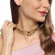 Silver Navratan choker