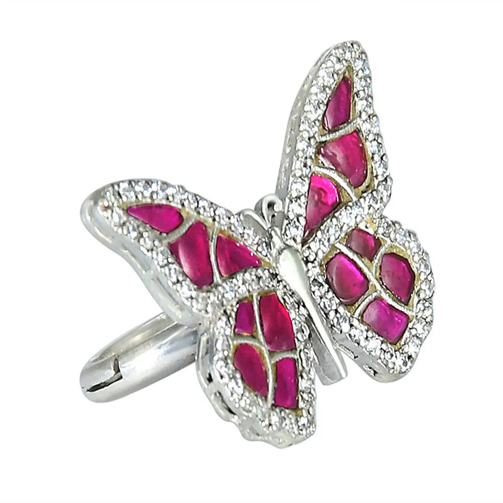 Sally's Gold Butterfly Ring – Ruby's Pyramid