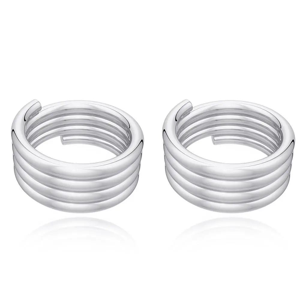 Buy Set Of Three Silver Toe Rings (4) Online - Unniyarcha