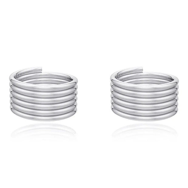 Broad Silver Pattern Toe Rings – Abdesignsjewellery
