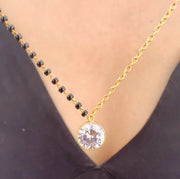 Silver exquisite mangalsutra necklace