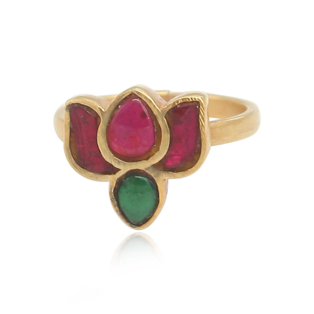 Handcrafted Sterling Silver Ring |Lotus Leaf Knuckle Ring| Salty Girl –  saltygirljewelry.com
