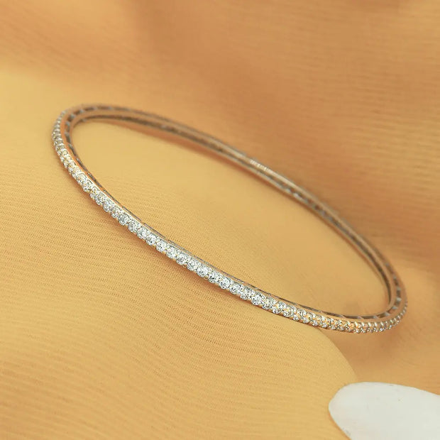 Ruby Stone Zircon American Diamond Bangles For Women | Set of 4 Pcs – Gehna  Shop