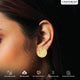 Silver Lakshmi Coin Earring