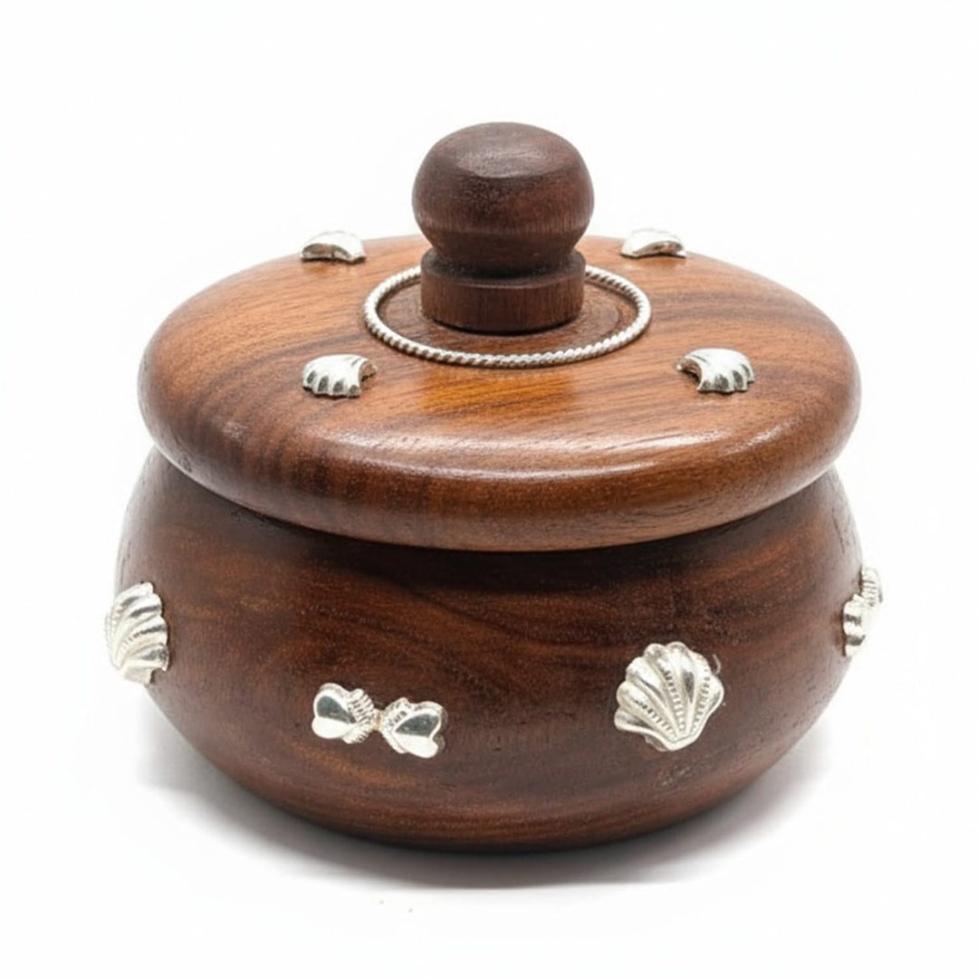 Samriddhi 925 Silver Kumkum Box