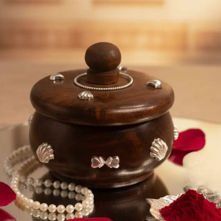 Samriddhi 925 Silver Kumkum Box