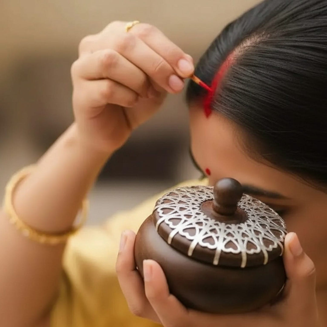 Silver 925 Saubhagya Sindoor Box