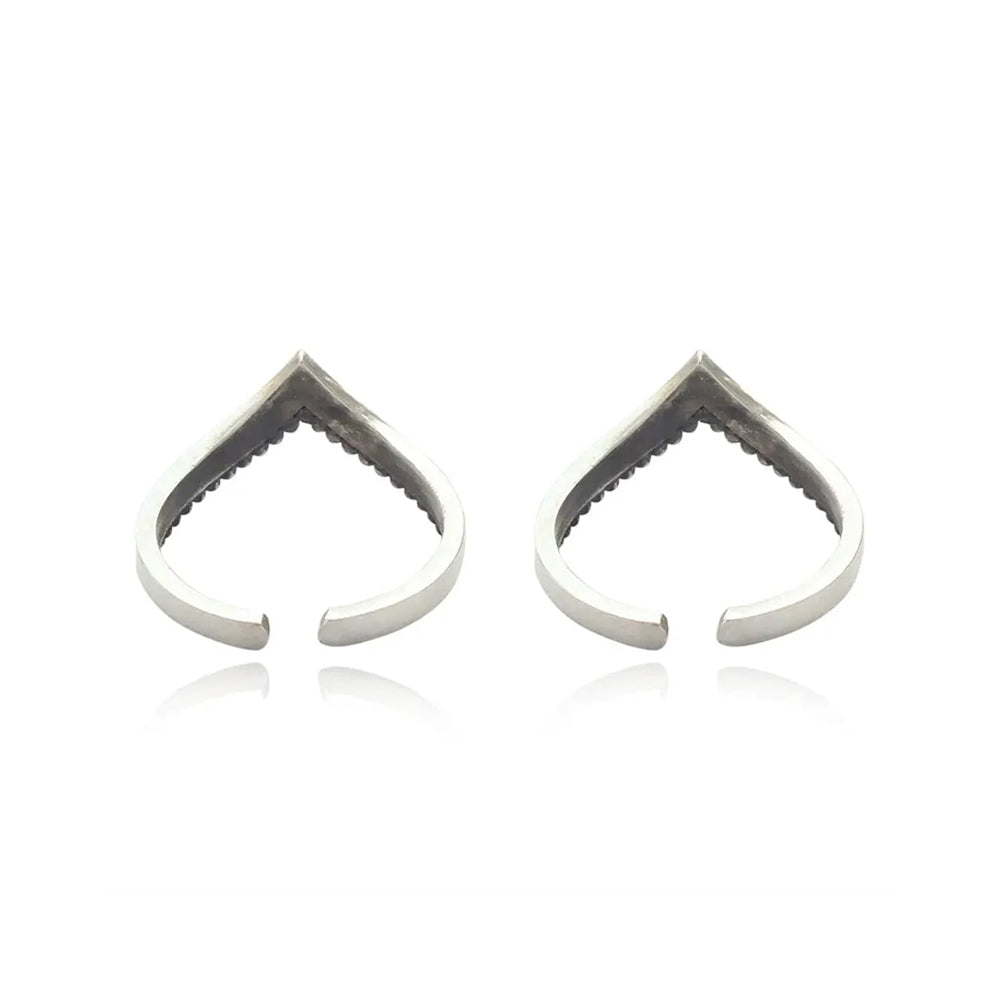 Silver 92.5 BOHO Venki toe rings