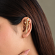 925 Silver Patakha Phooljhadi Needle Ear Cuffs