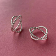 Twisted Wire Sterling Silver Toe Ring (Pair)