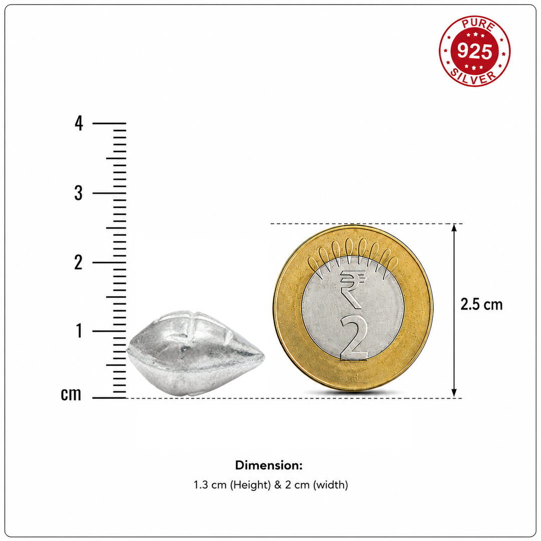 925 Sterling Silver Sacred Coconut (Nariyal)