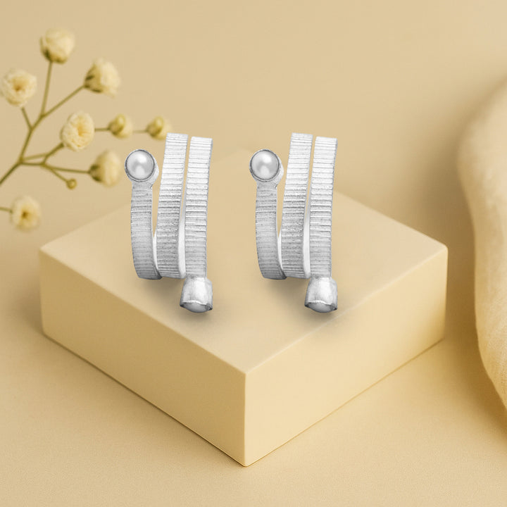 Silver Pearl Toe Ring