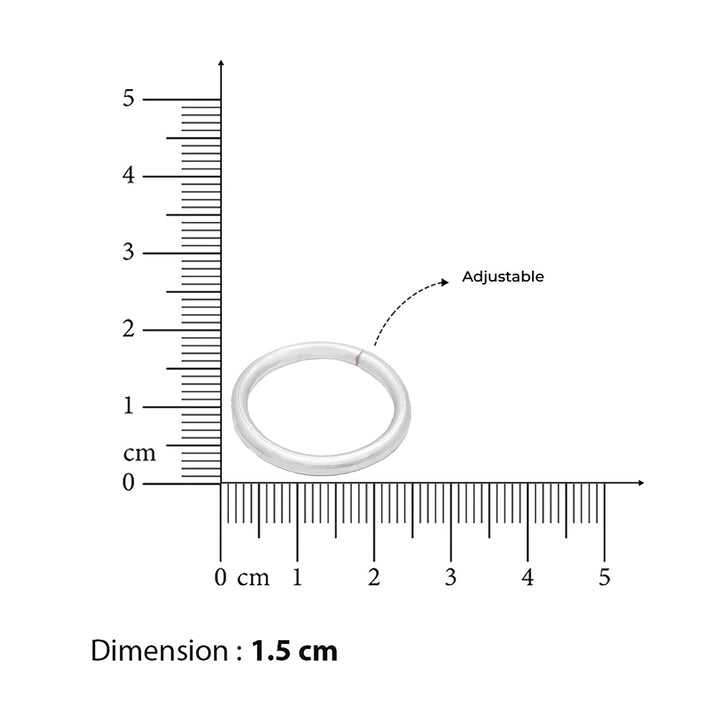 Classic Silver Toe Ring (Pair)