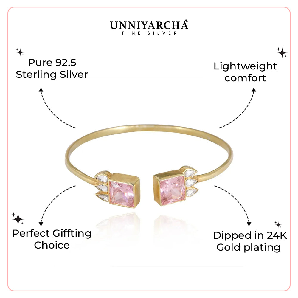 92.5 Silver Gulabo Cuff