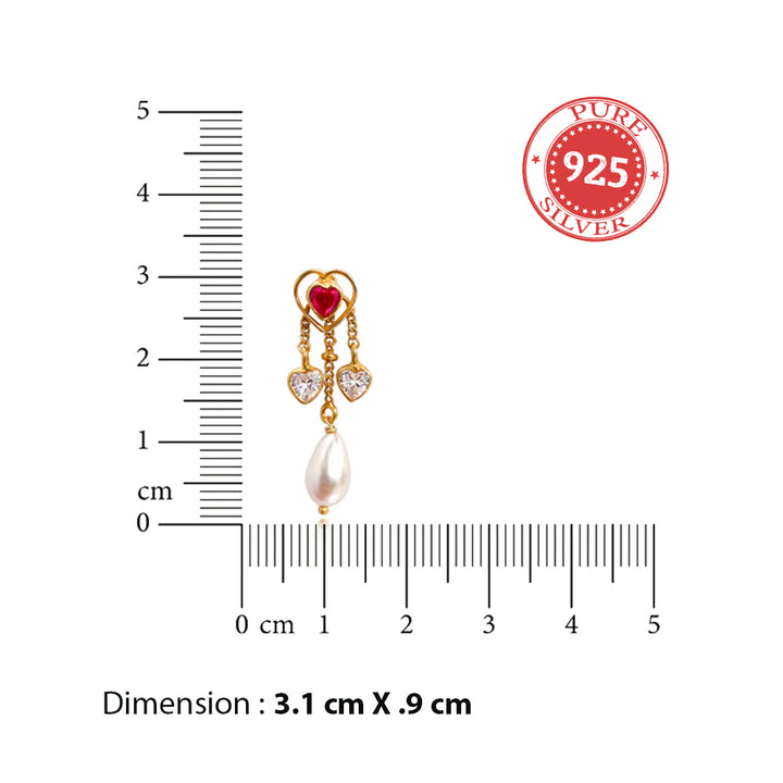 Silver Heart Earrings