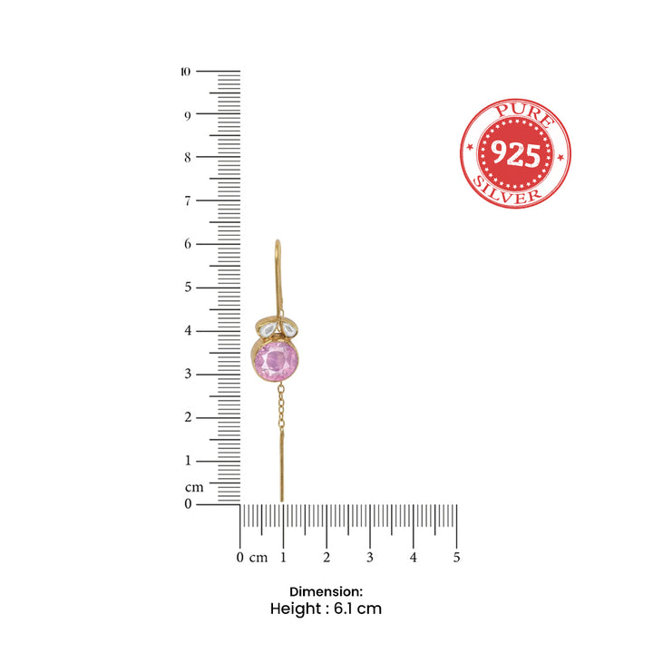 Gulabo Silver Sui Dhaga Earring